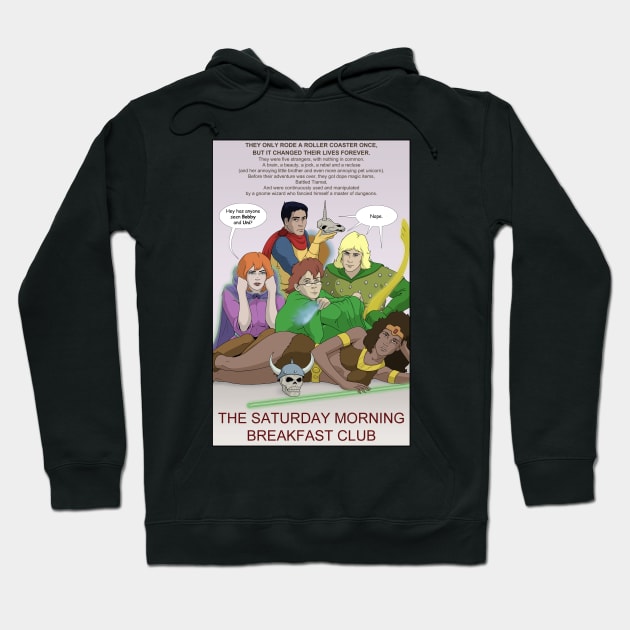 The Saturday Morning Breakfast Club Hoodie by Art of Lee Bokma